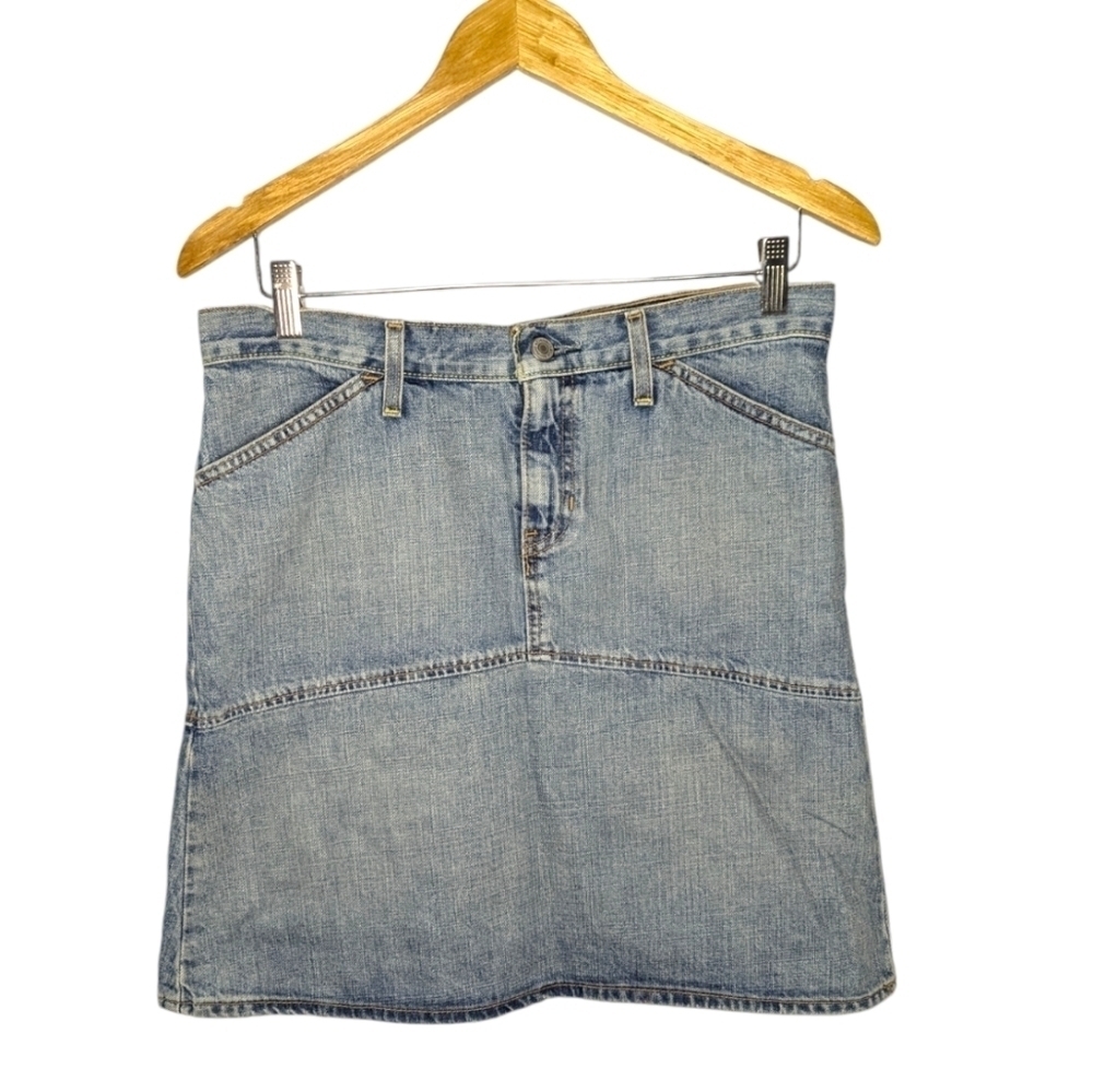 Y2K Gap jeans A-line denim jean skirt size women 6